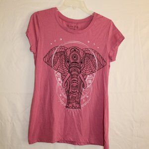 ***LAST CHANCE*** FREE W/PURCHASE V-neck tee with Elephant pattern